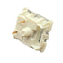 Bottom view of the Gateron SMD Silver Pro switch highlighting the pin layout and milky base.